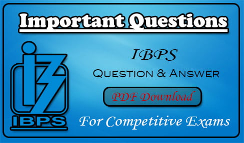 800 Question Ask in IBPS Examination