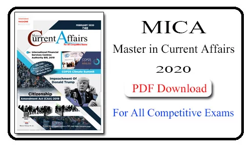 Master in Current Affairs February 2020