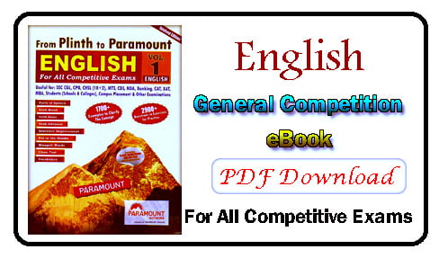English for General Competition