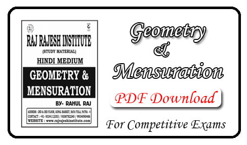 Geometry and Mensuration