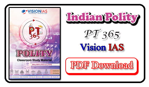 Vision IAS PT 365 Polity 2020