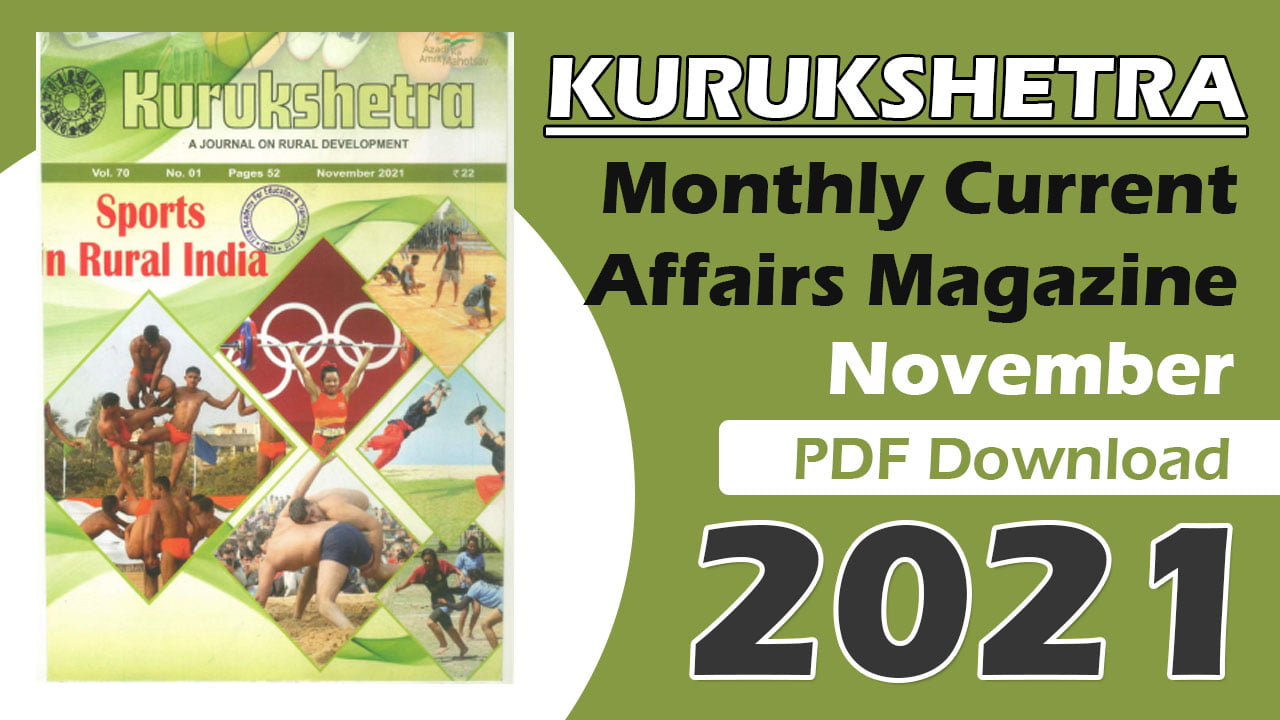 Kurukshetra Magazine November 2021