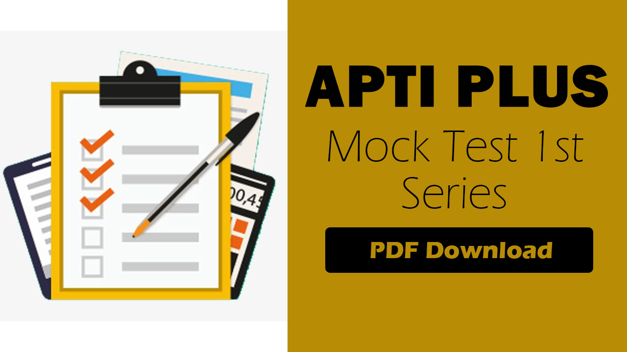 Apti Plus Mock Test 1
