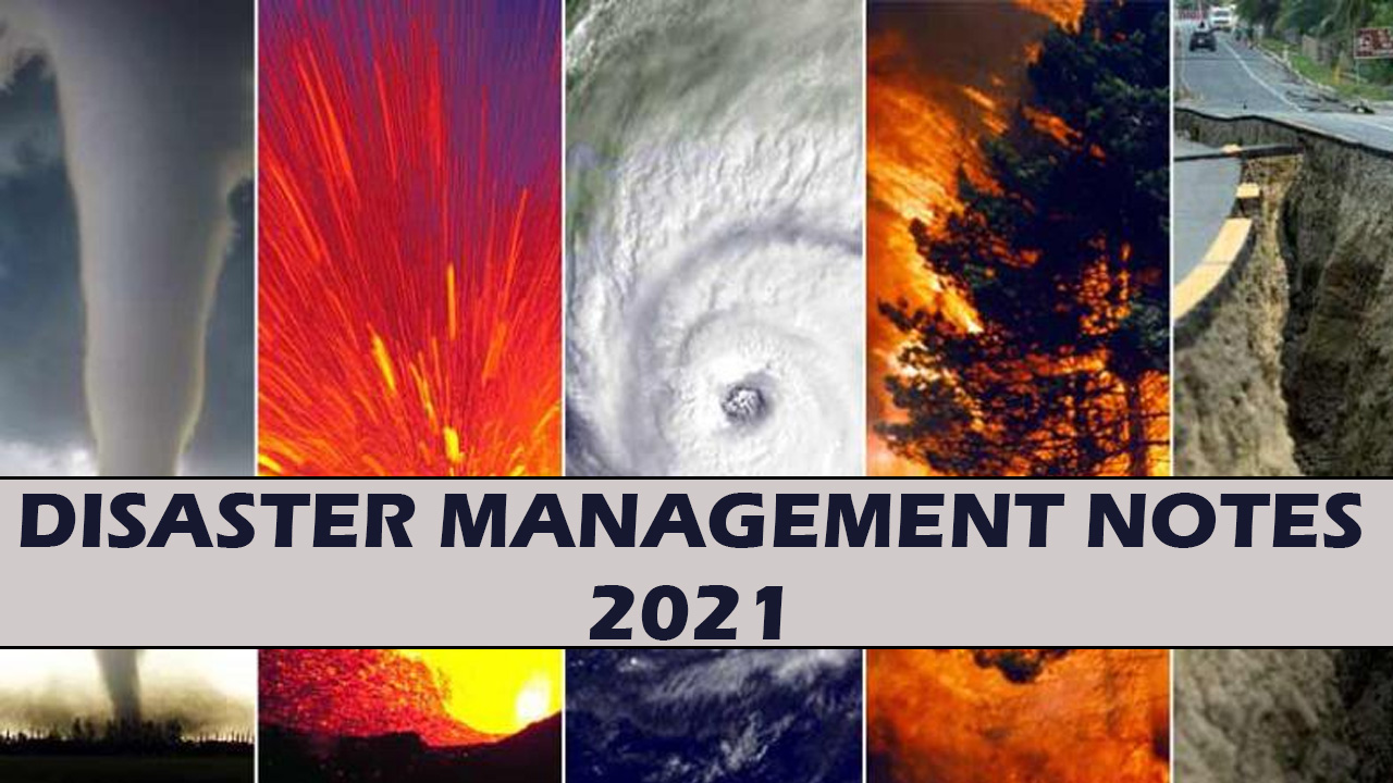 Disaster Management 2021 PDF