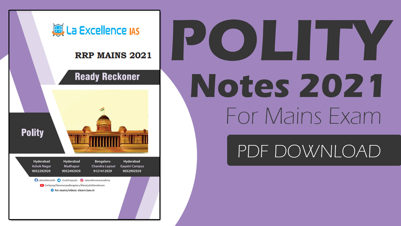 Polity Notes 2021 PDF