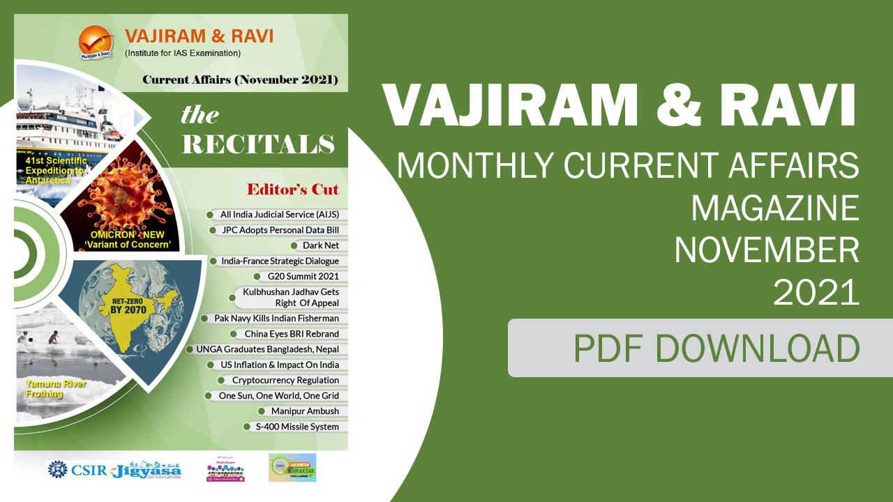 Vajiram and Ravi November 2021
