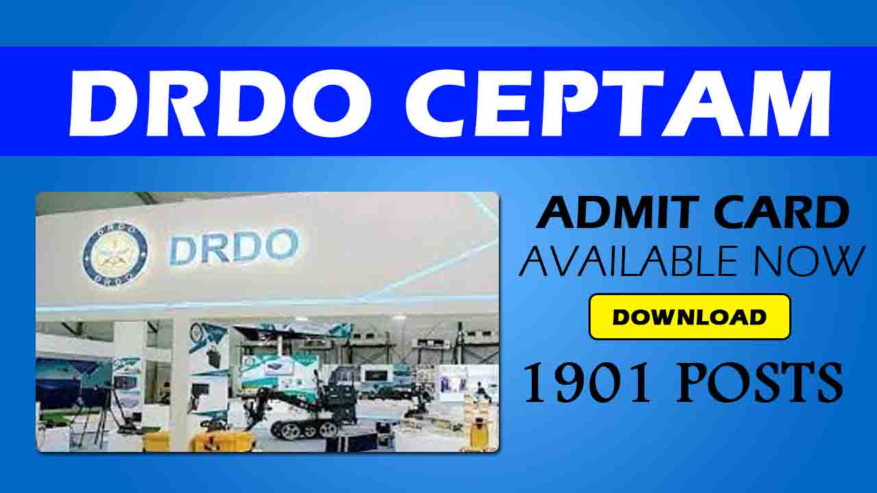 DRDO Admit Card 2022