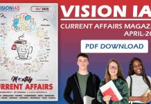 Vision IAS Monthly Current Affairs Magazine April 2025 PDF Vision IAS April 2025