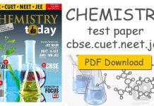 Chemistry Today June 2025 Test Papers NEET, JEE PDF Chemistry Today June 2025