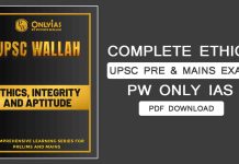 PW Only IAS Complete Ethics PDF for UPSC Pre & Mains Exam PW Only IAS Complete Ethics