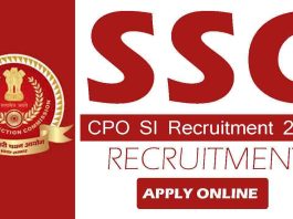 SSC CPO SI Recruitment 2025