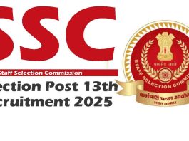 SSC Selection 2025