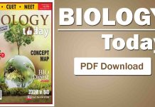 Biology Today 2025 PDF for CUET & NEET Examination Biology Today 2025