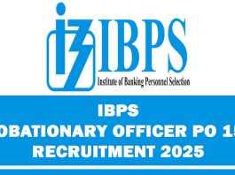 IBPS PO Recruitment 2025