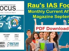 Rau's IAS Focus Monthly Magazine 2025