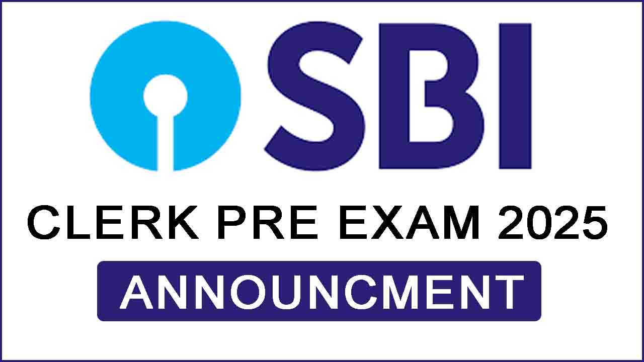 SBI Clerk Pre Exam 2025