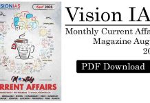 Vision IAS Monthly Current Affairs Magazine August 2025 PDF Vision IAS August 2025 PDF