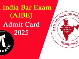 All India Bar Exam Admit Card 2025