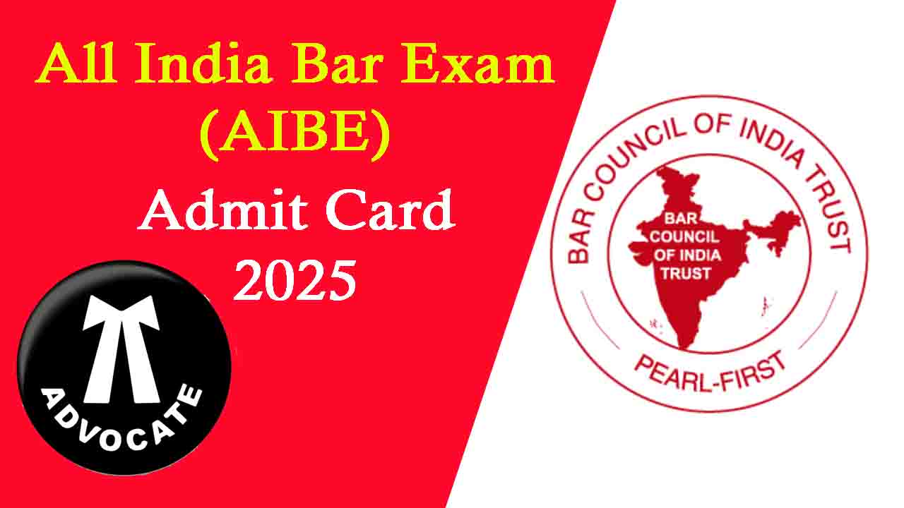 All India Bar Exam Admit Card 2025